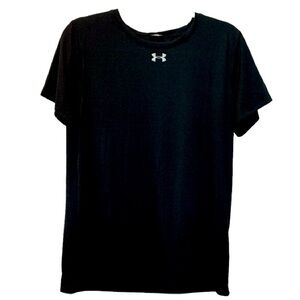 UNDER ARMOUR Black Heat Gear Loose Fit T-Shirt Large